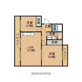 紺屋マンション’92【3階】の間取り
