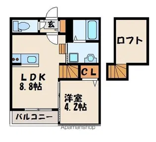 BEARS03【1階】の間取り