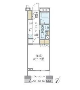 BRILLIA銀座ID【5階】の間取り