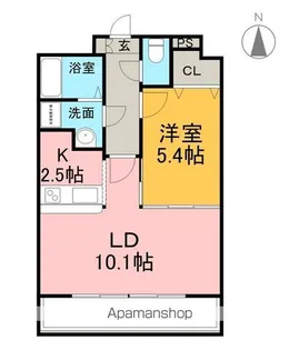 リンデンバウムJ3【6階】の間取り