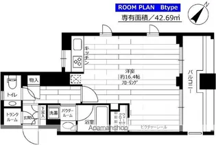 ステージグランデ新川【2階】の間取り