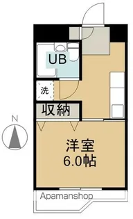 ユミハウス原町【4階】の間取り