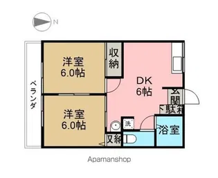 ファミールU【101号室】の間取り
