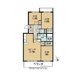 BETTER Я 01【205号室】の間取り