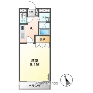 ヴィンテージ【1階】の間取り