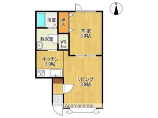 ヴェルデ16【1階】の間取り