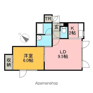 パンプキン発寒【2階】の間取り
