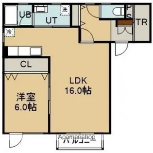 ルーチェ・Ⅰ【202号室】の間取り