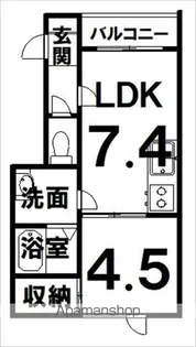 TOWN SEIRYOU(タウンセイリョウ)【103号室】の間取り