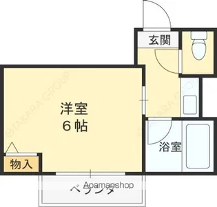 カサブランカエイト【2階】の間取り