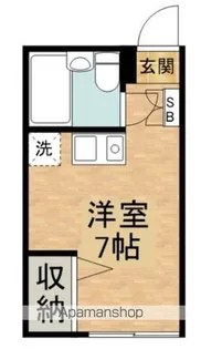 フォンテ東長崎【102号室】の間取り