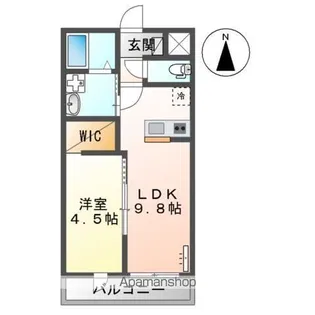 PLUMA BRANCA【1階】の間取り