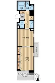 ドゥーエ横濱台町【2階】の間取り