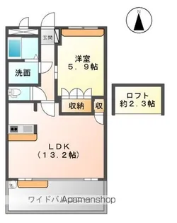 レーヴ エスポワール【2階】の間取り