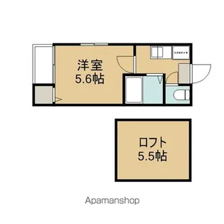 LOFT4千種【1階】の間取り