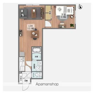 東京都杉並区下高井戸2丁目【マンション】の間取り