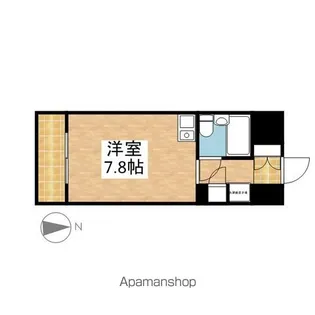 KOMODOKASA MIWA【202号室】の間取り