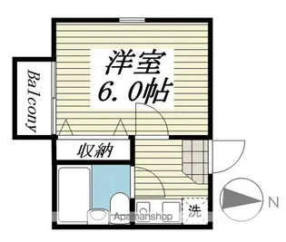 ジュネパレス90【2階】の間取り