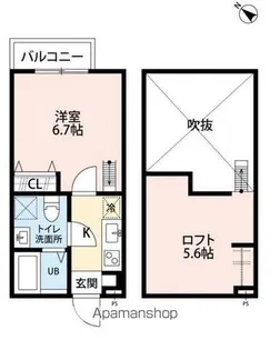 LILY柏【1階】の間取り