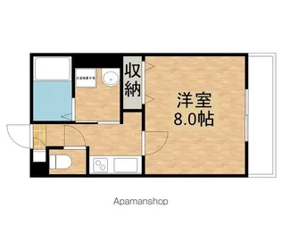 クローバーコート【102号室】の間取り