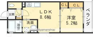 ロータス柏田本町【3階】の間取り