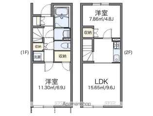 レオネクスト白帆台【1階】の間取り