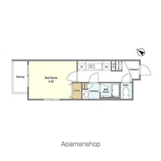 東京都渋谷区代々木2丁目【マンション】の間取り