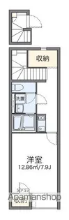 レオネクストアリエッタ桜橋【204号室】の間取り