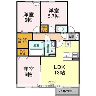 グランドマーレ【1階】の間取り