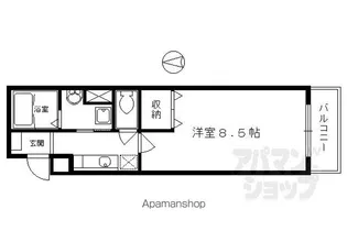 アーバン濱口【301号室】の間取り