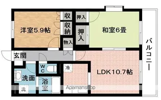 ユーミー城北【2階】の間取り
