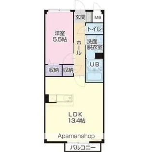 V・FRUITⅡ【1階】の間取り