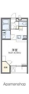 レオパレスエグゼ Ⅱ【3階】の間取り