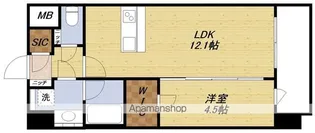 スプランディッド新大阪VII【9階】の間取り