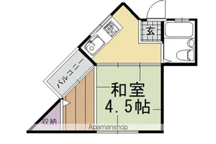 ヤマト洛西アパート【203号室】の間取り