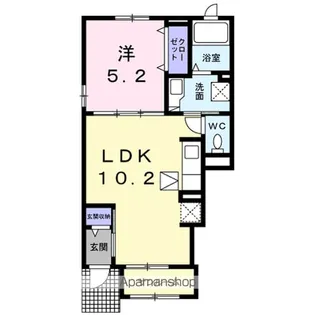 アイギス(AIGIS)【1階】の間取り