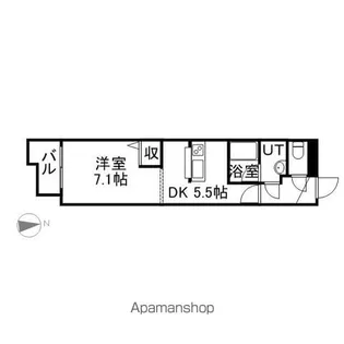 コンパス白石【308号室】の間取り