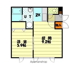 レジェンド9・6【103号室】の間取り