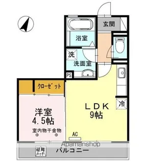PORT MARK(ポートマーク)【2階】の間取り