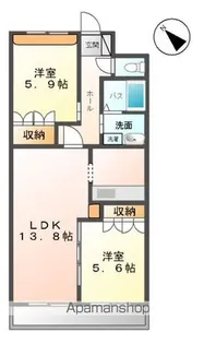 サンライズ SOURI【3階】の間取り
