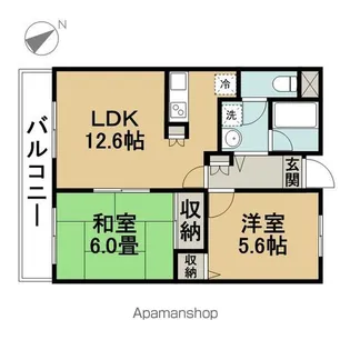東京都江戸川区北葛西1丁目【マンション】の間取り