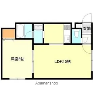ソレイユテイネ【1階】の間取り