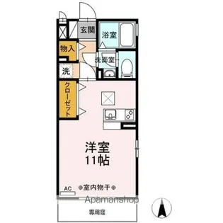 メゾングランデス【1階】の間取り
