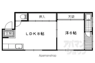 マンションゆり【301号室】の間取り