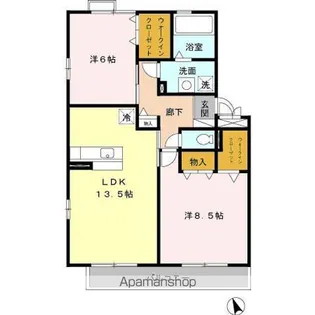 ラフィーネ・フォーレ A【3階】の間取り