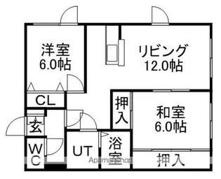 ハイムユウ【1階】の間取り