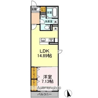 マハロ(MAHALO)【3階】の間取り