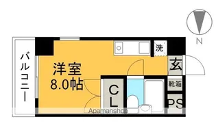 セ・ラ・ヴィ 朝倉【1階】の間取り