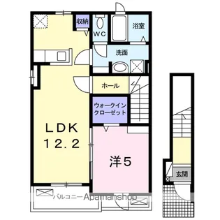 エミーユⅤ【2階】の間取り