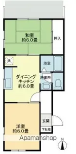 シャンボール福岡【102号室】の間取り